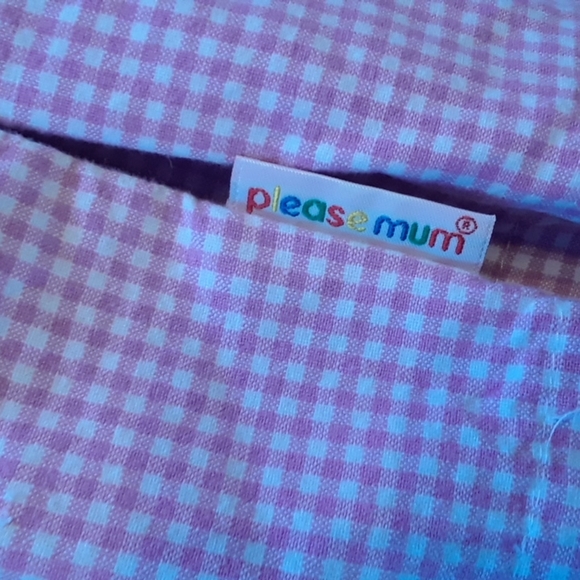 Size 12M Please Mum baby girls pink and white checked dress - Picture 6 of 10